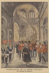 De begrafenis van koningin Victoria